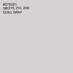 #D7D2D1 - Quill Gray Color Image